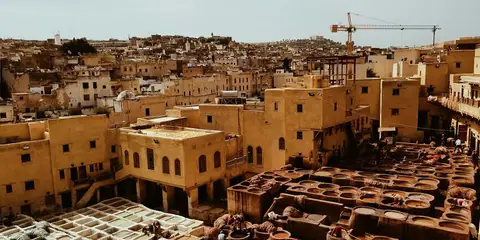 Tour del Marocco di 7 giorni da Errachidia – Le concerie di Fès alla fine di un tour di sette giorni da Errachidia
