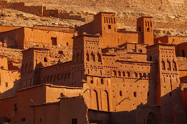 Ait Ben Haddou towers on a seven-day tour from Agadir