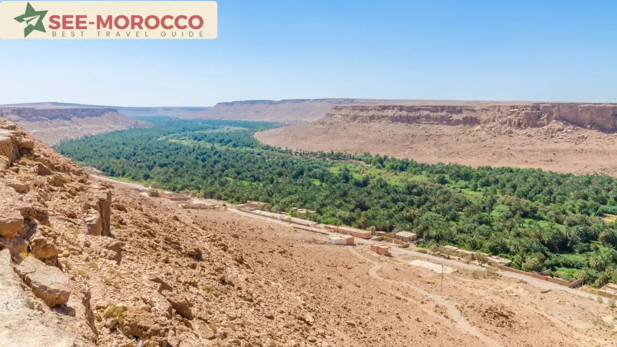 Ziz Valley between Errachidia and Merzouga