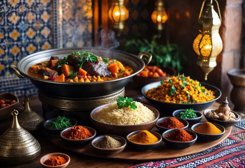 Comida marroquina na estrada: tagines, mercados e restrições alimentares