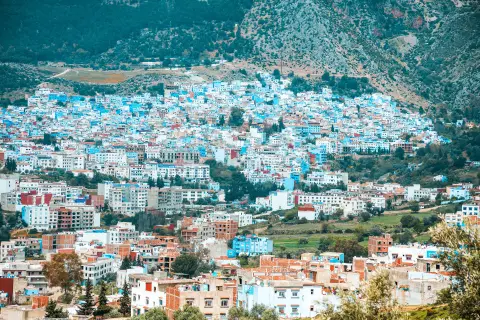 Chefchaouen no Marrocos
