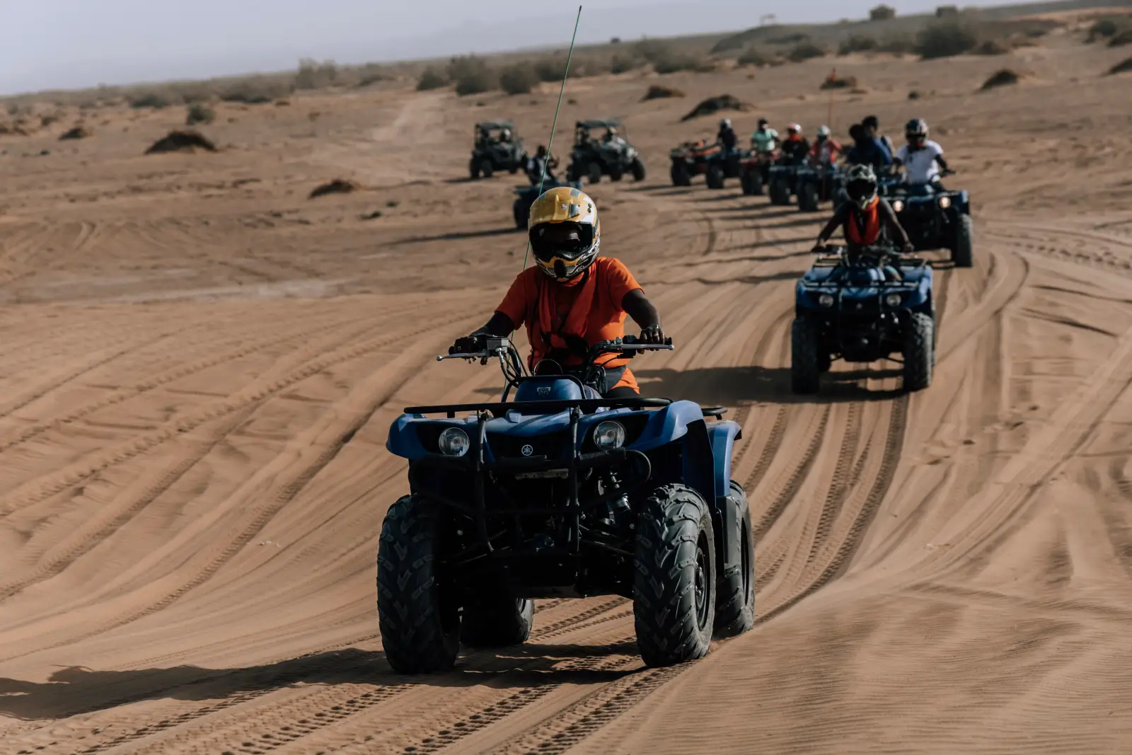 Quads por las pistas del desierto en una excursión desde Marrakech