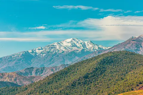 Excursión al Atlas Medio – Paisaje del Atlas Medio en una excursión desde Fez